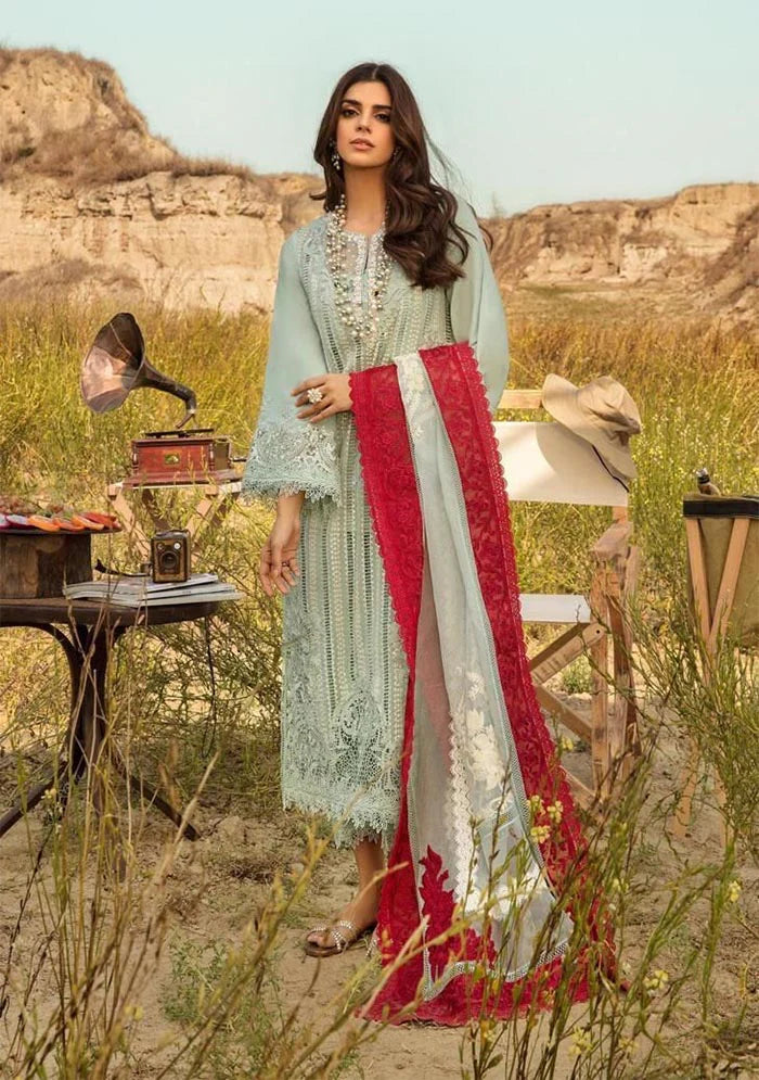 Saira Shakira Luxury Chikankari Embroidered Dress – Hush Premium