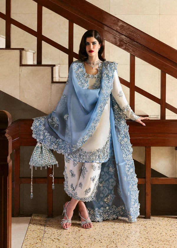 Hussain Rehar – Celestia Silk Dress – Hush Premium